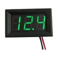 thumbnail image 4 of crativent Digital DC Voltmeter 0 -100V High Accuracy LED Display Voltage Meter Gauge Automotive Accessory green 5Set, 4 of 6