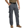 thumbnail image 6 of liyiyiyia Cargo Pants for Men Hiking Casual Travel Outdoor Pants Construction Pants with 8 Pockets, 6 of 7