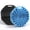 Blue & Black, variant on INCTUO Silicone Body Scrubber Exfoliating Shower Bath Brush 2 Pack (Blue & Black)
