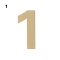 thumbnail image 1 of Gold Acrylic Numeral Door Plaque Modern Self-adhesive Door Plate Number Hotel Home Sticker Address House Drawer Sign Label, 1 of 1