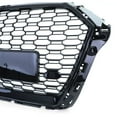 thumbnail image 4 of Garvee Front Bumper Grille Replacement, Front Center Bumper Grille, Honeycomb Grill Cover Compatible for A3 RS3 2016-2018 Models 8V3853651AA, 8V3853651AE, 8V3853651AC, 4 of 7