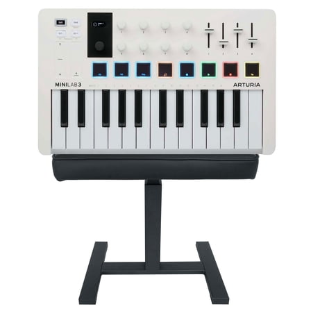 Arturia Minilab 3 25-Key USB MIDI Keyboard Controller Hydraulic Air Lift Bench