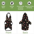 thumbnail image 6 of Xecao Red White Flowers Pattern Sweatshirts Winter Pet Dog Hoodie Puppy Coat Dog Sweaters Dog Clothes with Hat Dog Clothes Costume Outfit,Small Pets Wear-Medium, 6 of 7