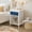 Navy/White, variant on Peispie Wooden Nightstand with One Drawer and Open Shelf for Kids & Adults, Modern Side Table. Comfy End Table with Storage for Bedroom, Nursery, Grey/White