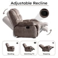 thumbnail image 4 of CANMOV Fabric Recliner, Camel, 4 of 7
