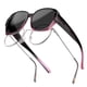thumbnail image 1 of Gafas de sol Pluxmooc polarizadas para ponerse sobre lentes para mujer, 1 of 6