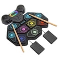 thumbnail image 1 of Batería Electrónica LO-RON-GOL con 9 Pads Enrollable para Niños, 1 of 8