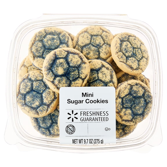 Freshness Guaranteed Mini Soccer Ball Shaped Sugar Cookies, 9.7 oz