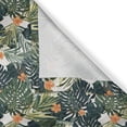 thumbnail image 6 of Ambesonne Floral Valance & Curtain, Botanic Tropic Leaves, 55"x24", Green and White, 6 of 6