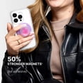 thumbnail image 6 of PopSockets Phone Grip for MagSafe, Magnetic Holder, Phone Stand, Pink - Circus Regrind Sugar Plum, 6 of 6