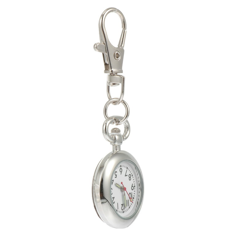 Homemaxs 1pc Hanging Pocket Watch Keyring Watch Bag Pendant Small Key Ring with Watch, Women's, Size: 7.5x2.5cm
