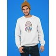 thumbnail image 2 of Feathered Dreamcatcher Sweatshirt Men -SPIdeals Designs, Male Large, 2 of 4