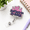 Silver-004, variant on Smile And The World Smiles With You Retractable Glitter Badge Reels