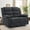 Gray, variant on Korser Oversized Loveseat Recliner Sofa with Front Pockets and Side Pockets for Living Room,Home Theater,Grey