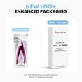 thumbnail image 4 of MelodySusie Nail Clippers, with 15pcs Magnet Sizers, Adjustable Stainless Trimmer for Acrylic Nails, Wine Red, 4 of 8