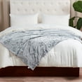 thumbnail image 4 of Home Soft Things Sequin Embroidered Throw - Silver Grey - 50" x 60", 4 of 8