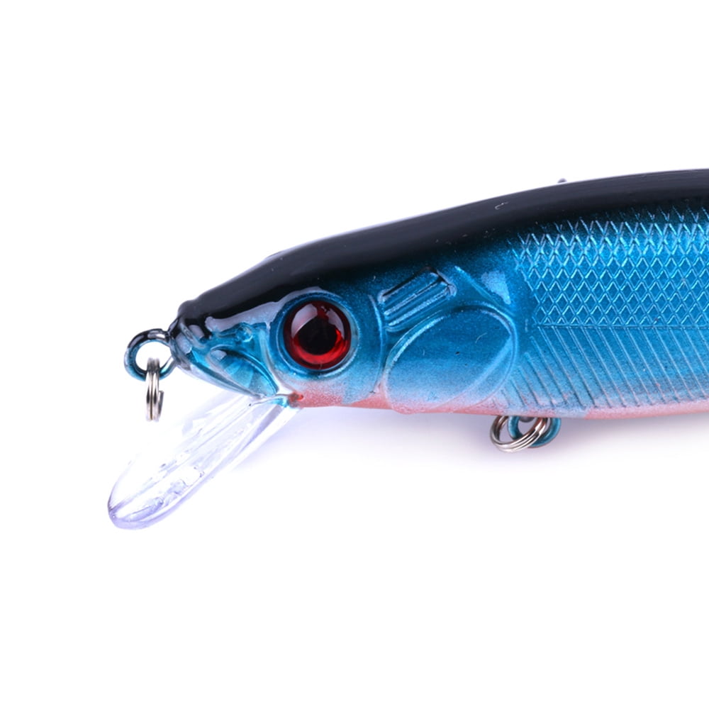 HENGJIA Fishing Deep Diving Fishing Lures Swimbait Sinking Minnow Lure Freshwater Jerkbait Lure 10Pcs/kit