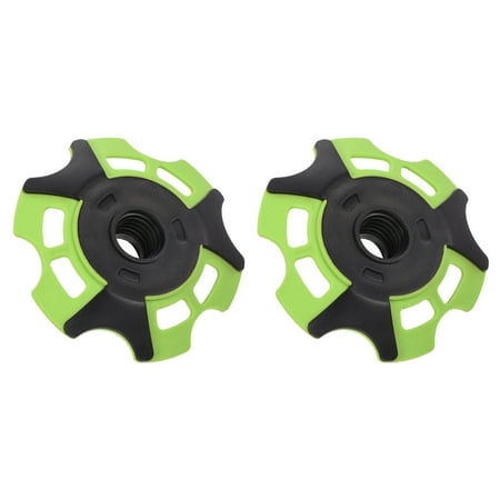 

Uxcell Trekking Pole Replacement Accessories Walking Stick Snow Baskets Green 2 Pack