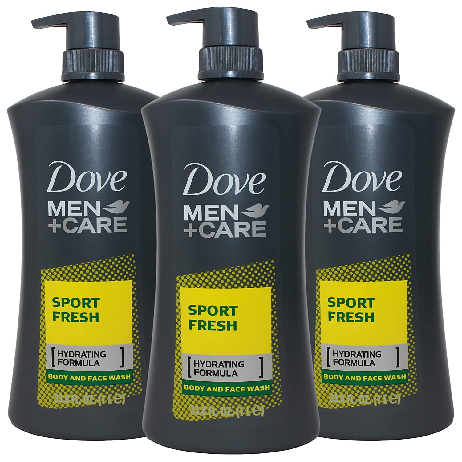 Dove Men+Care Sport Fresh Body Wash for Men, Hydrating Formula, 33.8