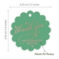 thumbnail image 6 of Inkdotpot Rose Gold Foil Paper Hang Tags Thank You For Celebrating With Me Birthday Favor Tags 100 Pieces, 6 of 6