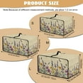 thumbnail image 7 of Renewold Toaster Oven Cover Dustproof Microwave Oven Air Fryer Protector Case Polyester Small Appliance Protective Cover, 20.5 x 16.5 x 10 Inches, Daisy Lavender Dragonfly Butterfly, 7 of 7