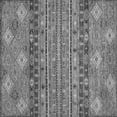 thumbnail image 1 of Ahgly Company Indoor Square Abstract Gray Modern Area Rugs, 3' Square, 1 of 4