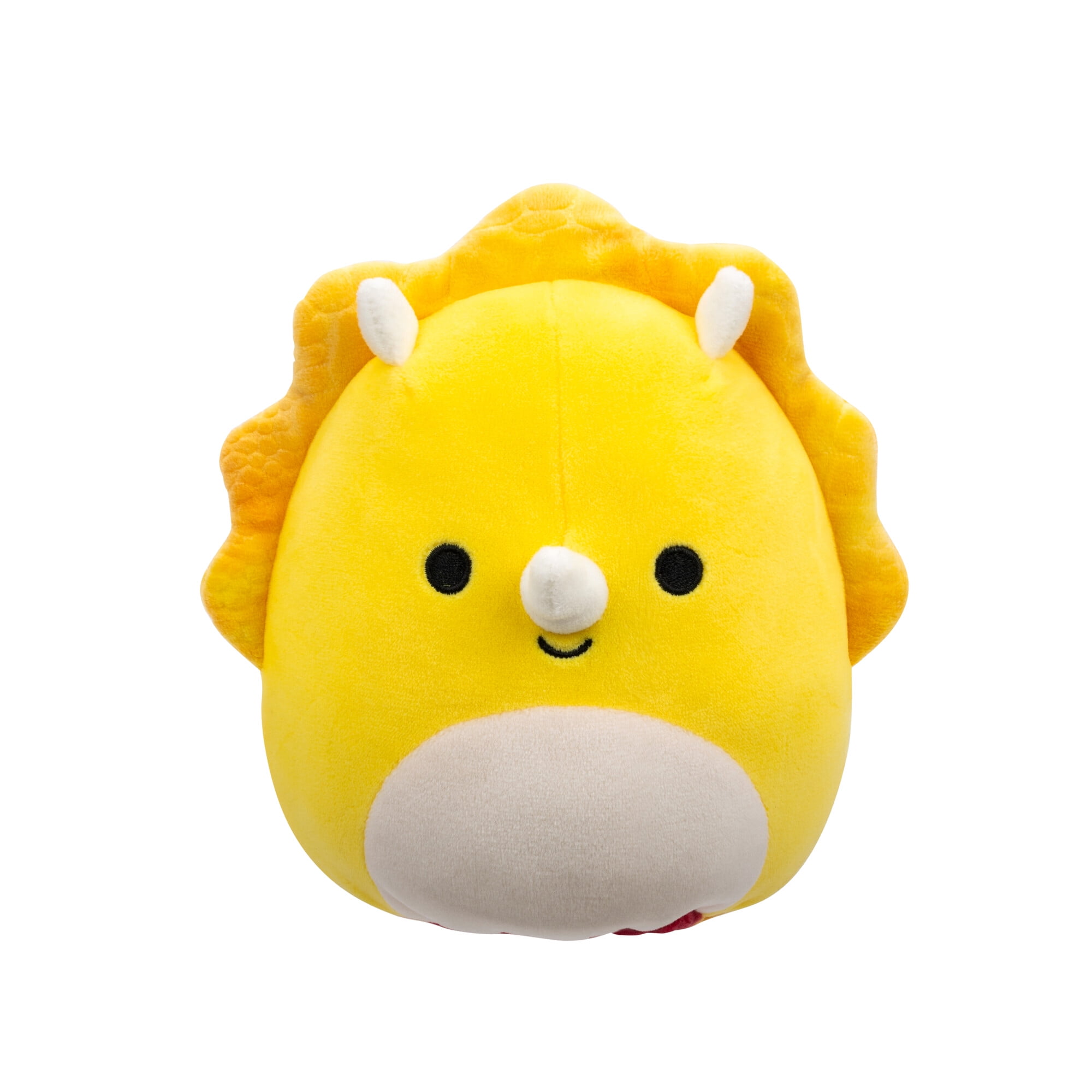 Squishmallows FlipAMallows Original 5-Inch Plush - Lancaster the Yellow Triceratops & Beck the Golden Pheasant - Little Ultrasoft Official Jazwares Plush
