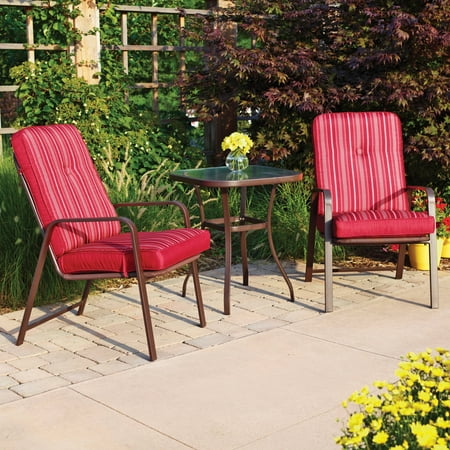 Mainstays Lawson Ridge 3-Piece Outdoor Bistro Set, Seats 2
