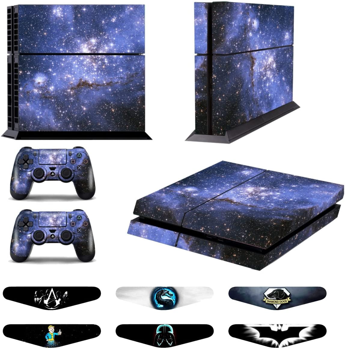 4x PLAYSTATION 4 Ps4 Controller Lightbar Aufkleber Vinyl Decals Mod Skin 