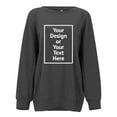 thumbnail image 3 of Customizable Women DIY Your Photo Your Own Custom Text Sweatshirt Hooded Zippe Sweatshirt Ladies Sweaters Knit Shirt Color Long Sleeve Knit Blouse Ladies Hoodies Jackets Knit round Leggings Sweatshirt, 3 of 6