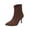 Coffee-#001, variant on Ankle Boots for Women Pointed Toe Kitten Heel Booties Side Zipper Stiletto Heel Dress Ankle Boots Fall Winter Shoes,Black 9.5