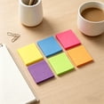 12 Pcs Sticky Notes 3X3 Inch,6 Colors Self-Stick Note Pads,Strong ...