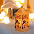 thumbnail image 1 of Linterna de Navidad Yinane decorativa con luz de noche Papá Noel, 1 of 5