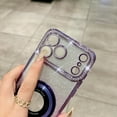 thumbnail image 4 of TECH CIRCLE for iPhone Air Magnetic Case, [Compatible with Magsafe][Built-in Camera Lens Protector] Glitter Bling Card & Soft TPU Diamonds Bumper Protection Cover for Women Girls,Darkgreen, 4 of 10
