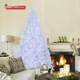 TBKLEY 6ft White Christmas Tree, Artificial Xmas Decoration Tree with