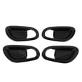 thumbnail image 1 of Recubrimiento del Tazón del Mango de la Puerta Interior para Nissan NP300 Navara 2015-2019 Negro Fibra de Carbono ABS 4 Pcs, 1 of 6