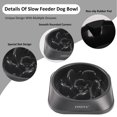 thumbnail image 4 of Cuencos para perros Slow Feeder YINEYA Small Breed 250-500 ml, 2 unidades, 4 of 7