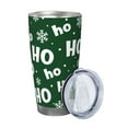 thumbnail image 2 of Cauagu Ho Ho Ho A Pattern 20oz Tumbler,Stainless Steel Vacuum Insulated Tumbler with Lid Insulated Coffee Mug Thermal Cup with Splash Proof Sliding Lid-Without Straw, 2 of 8