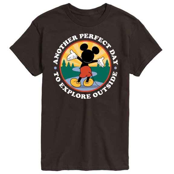 Mickey and Friends - Perfect Day Explore Outside - Men's Short Sleeve Graphic T-Shirt