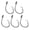 15_style, variant on Whaledi 5Pcs Fishing Hooks Stainless Steel Big Game Hook for Freshwater Saltwater