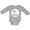 AC-Heather Grey, variant on Inktastic Vero Beach Florida Vacation Boys or Girls Long Sleeve Baby Bodysuit