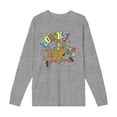 thumbnail image 5 of Scooby-Doo Zoinks Ruh Roh Adult Heather Gray Crew Neck Long Sleeve Tee-Medium, 5 of 7
