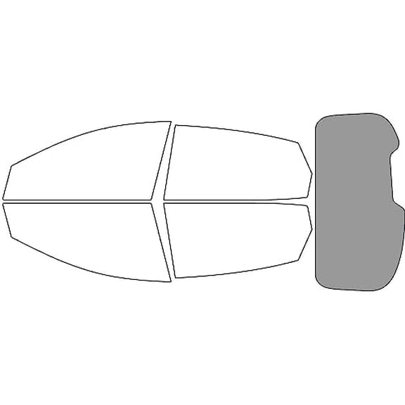 Avery Dennison NR Nano Ceramic IR Window Tint Kit Compatible with Nissan Ariya 2023-2024 - Rear