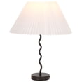 thumbnail image 5 of SAFAVIEH Tali 22" Modern Black Metal Table Lamp with White Shade, 5 of 7