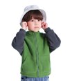 thumbnail image 2 of KYAIGUO Little Boys Fleece Jacket for Kids Full-Zip Color Blocking Winter Warm Shaker Jacket & Outerwear, 2 of 8