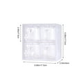 thumbnail image 3 of Estante de Contenedores para Almacenamiento de Especias – Caja de Condimentos de Plástico Transparente con Asa y Cuchara, Organizador de Especias Apilable de 4 Compartimentos para Encimera de Cocina, 3 of 6
