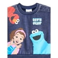 thumbnail image 2 of Ms. Rachel x Sesame Street Baby Graphic Sweatshirt and Sweatpants Set, 2-Piece, Sizes 0/3M-24M, 2 of 12