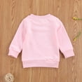 thumbnail image 5 of Seyurigaoka Seyurigaoka Infant Baby Girl Pullover Long Sleeve Tops Spring Autumn Letter Mama Tops, 5 of 8