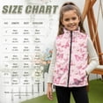 thumbnail image 7 of Uorisanigo Boys Girls Full Zip Fleece Vest Fashion Fall Winter Clothes Pink Butterfly Print Sleeveless Outwear Warm Jacket with Pockets Soft Kids Outdoor Layering(2-12 Years), 7 of 7