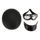 thumbnail image 2 of Medio Casco De Motocicleta De Cara Abierta ANGGREK Negro, 2 of 7